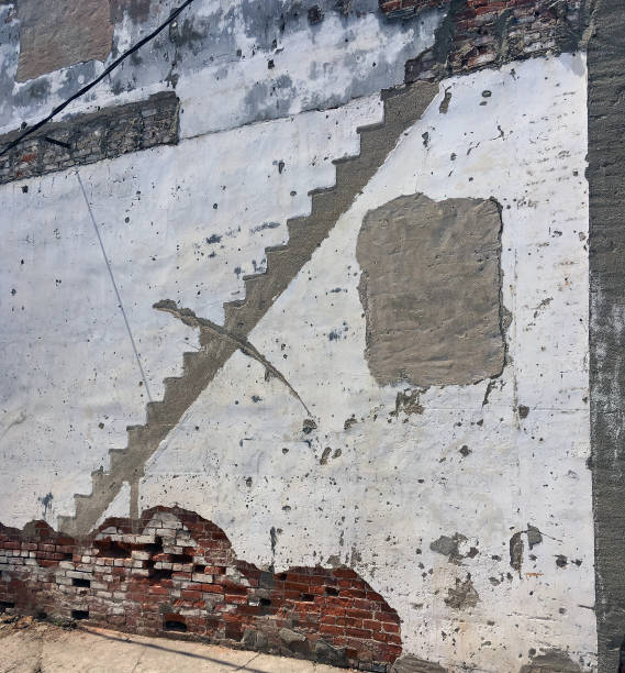 istock SILHOUETTE OF DEMOLISHED STAIRCASE 956908214