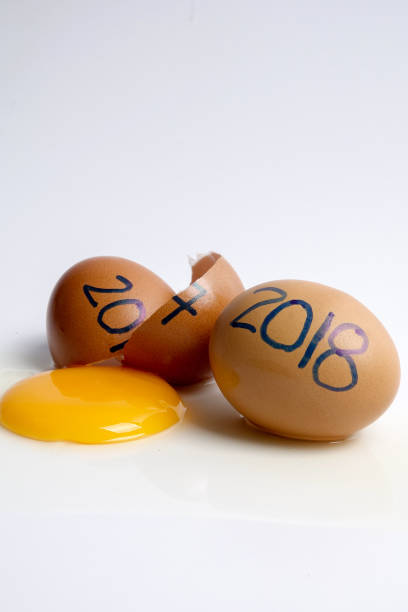 istock Close-Up Of Egg With Number Against White Background 956911012