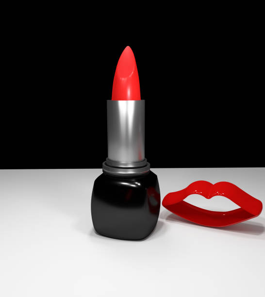 istock 3d Illustration lipstick and lip 956911526