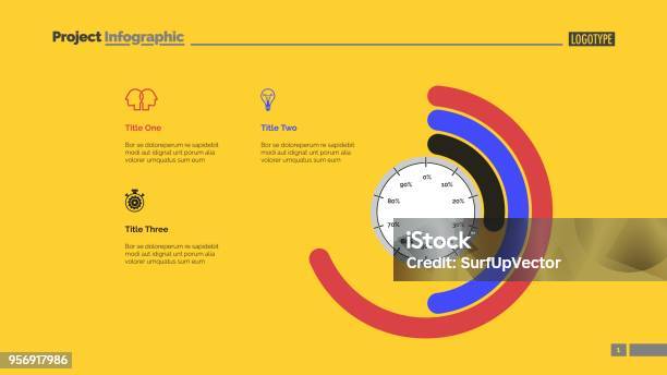 Revolving Process Template Process Circle Chart Slide Template Stock Illustration - Download Image ...
