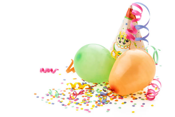 istock Birthday arrangement on white. 956929770