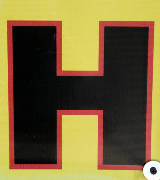 istock Written Wording in Distressed State Typography Found Letter H 956949628