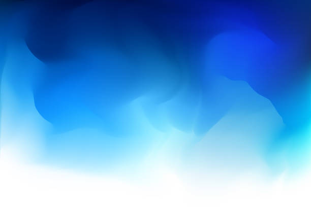 illustrations, cliparts, dessins animés et icônes de fond de dégradé bleu abstrait - swirl abstract smoke backgrounds