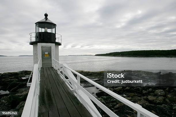 Faro Di Marshall Point Port Clyde Maine - Fotografie stock e altre immagini di Acqua - Acqua, Ambientazione esterna, Composizione orizzontale