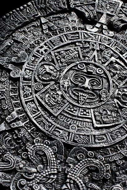 Aztec Calendar stock photo