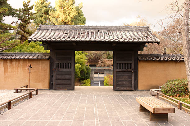 Pagodas in Japanese Tea Garden, San Francisco, California, USA