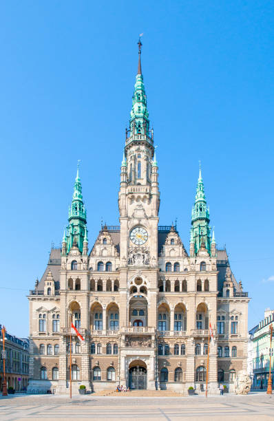 istock Town Hall on Edvard Benes Square in Liberec, Czech Republic 956959614