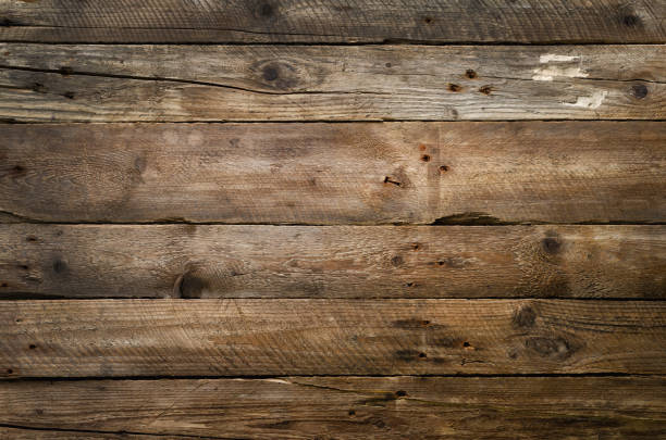 istock Natural wood texture for background. Copy space, banner 956974088