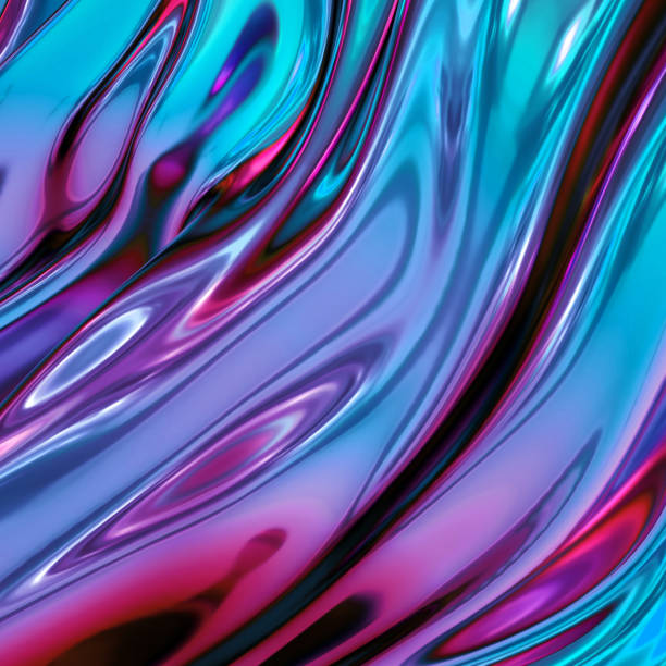 istock 3d render, abstract background, gold holographic foil, iridescent wavy glass, cosmic texture, ripples, liquid surface, metallic reflection, esoteric aura. For creative projects: cover, fashion, web 956981808