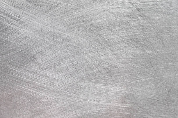 istock Metal Brushed Texture Silver Industrial ,Brushed Aluminum High Resolution Background 956986166