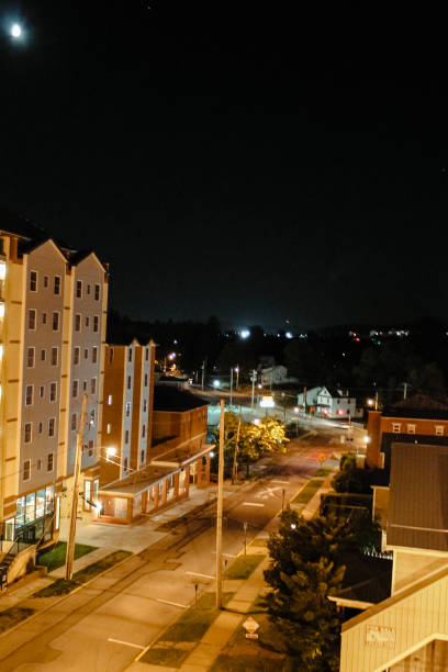 istock Overlooking some of the housing ar IUP 956986216