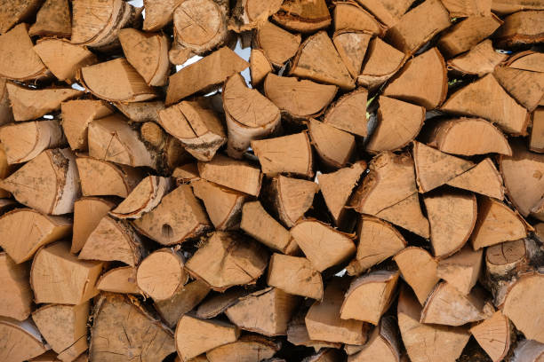 istock birch wood for the fireplace.wooden background 956986272