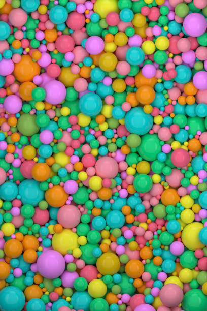 istock Colorful Background of Spheres with a Cheerful Fun Feeling. 956988788
