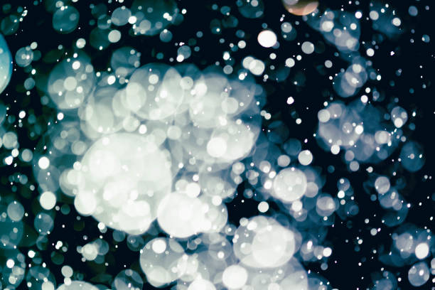 istock Christmas blur bokeh background texture abstract light glittering stars on bokeh. glitter vintage lights background 956989800