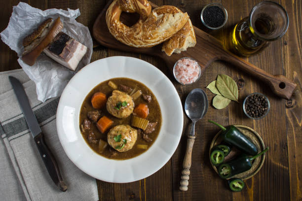 istock Venison Stew with Bacon and Onion Dumplings 956994278