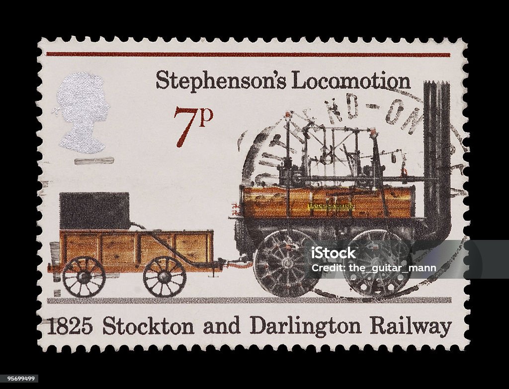 Trem a vapor - Foto de stock de George Stephenson royalty-free