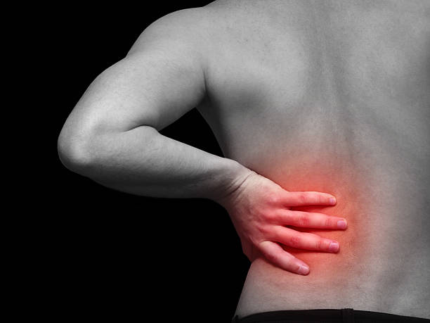 Back pain stock photo