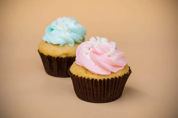 istock sweet cup cake dessert on yellow background and copy space 957001300