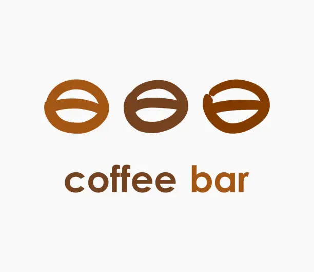 Vector illustration of Coffee bar logo concept