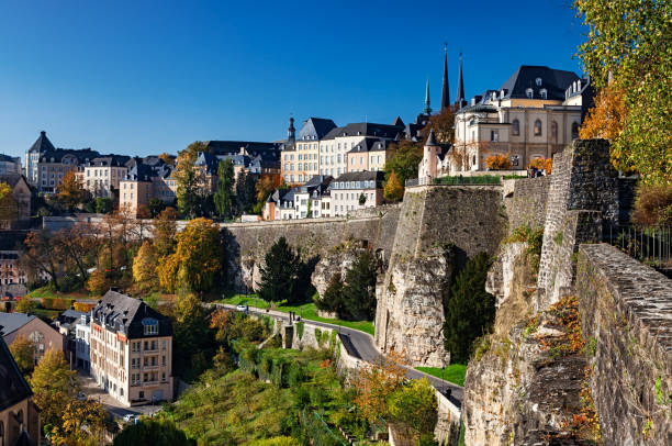 istock Luxembourg old town view in autumn. 957035884