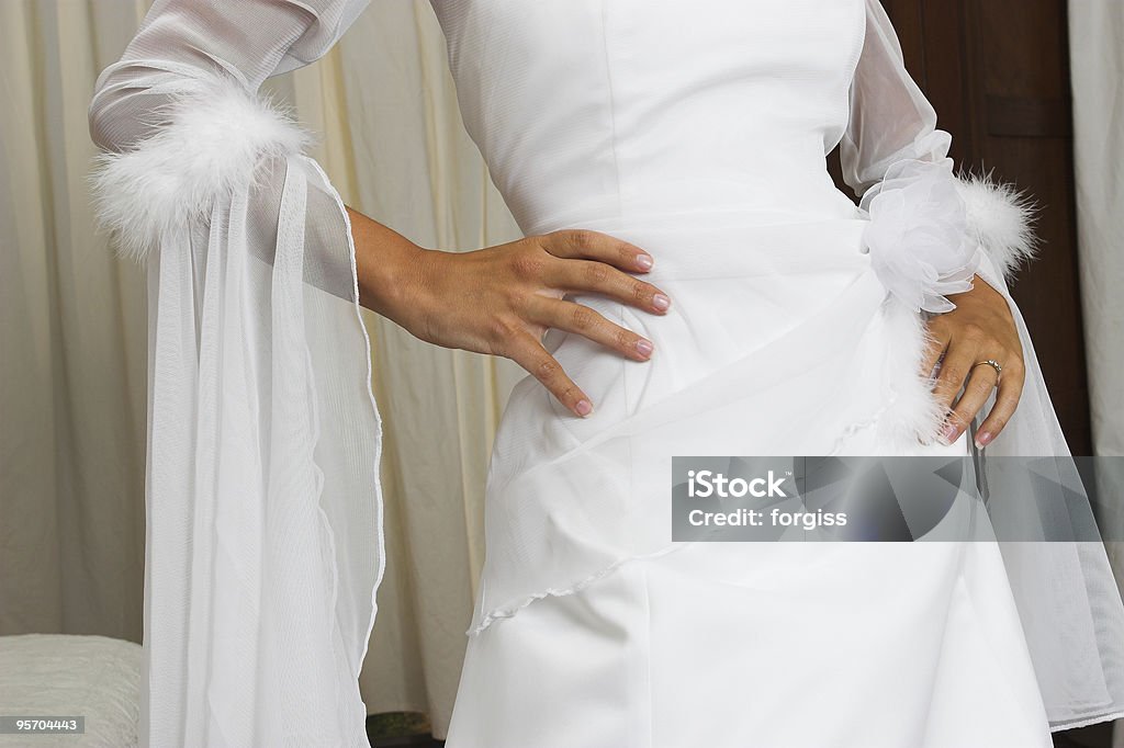 Свадебное платье - Стоковые фото Белый роялти-фри
