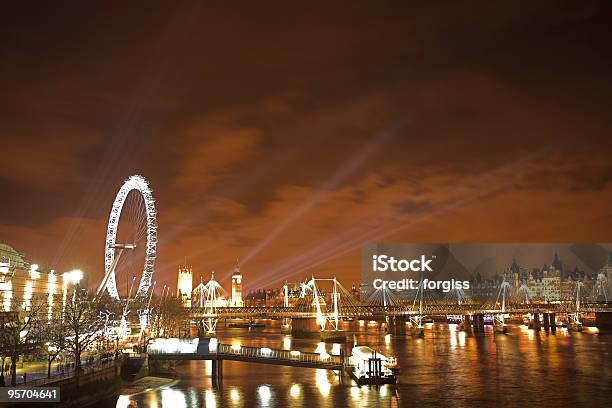 River Thames Stock Photo - Download Image Now - Bridge - Built Structure, British Culture, Celebration