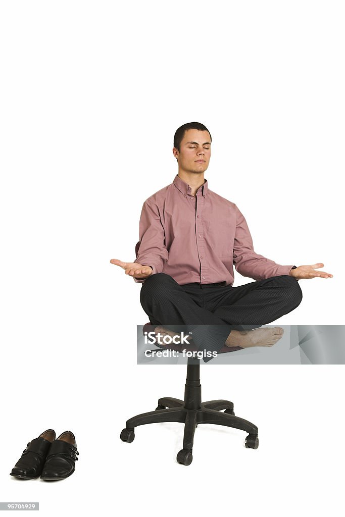 Business Yoga  Adult Stock Photo