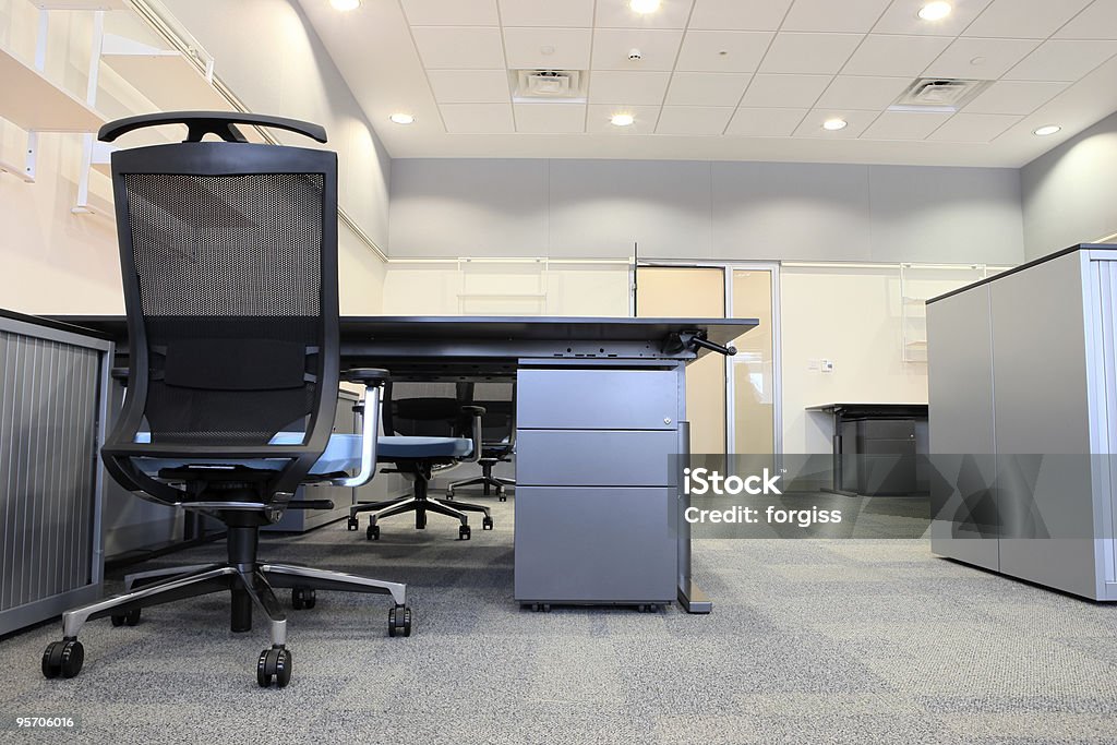 Interior of a new office  Bookshelf Stock Photo