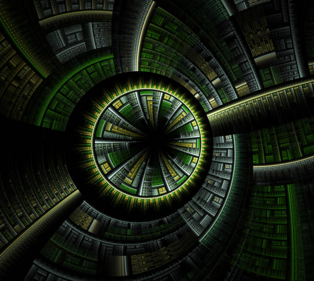 istock Mysterious sci fl tunnel with light at the end 957064942