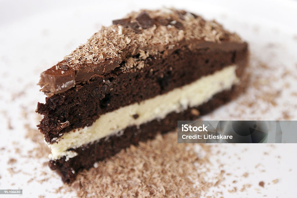 Bolo de Chocolate - Royalty-free Alimentação Não-saudável Foto de stock