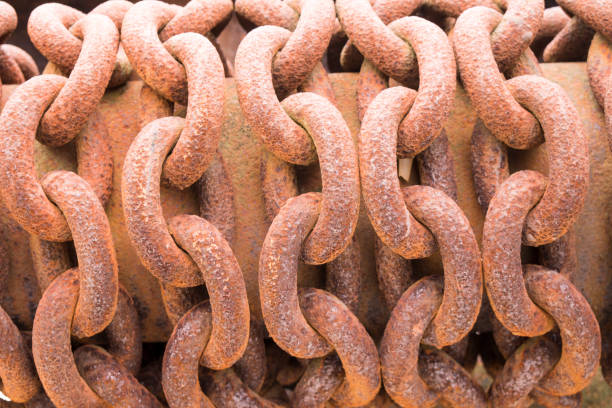 Chain Old rusty chains background rusted chain stock pictures, royalty-free photos & images