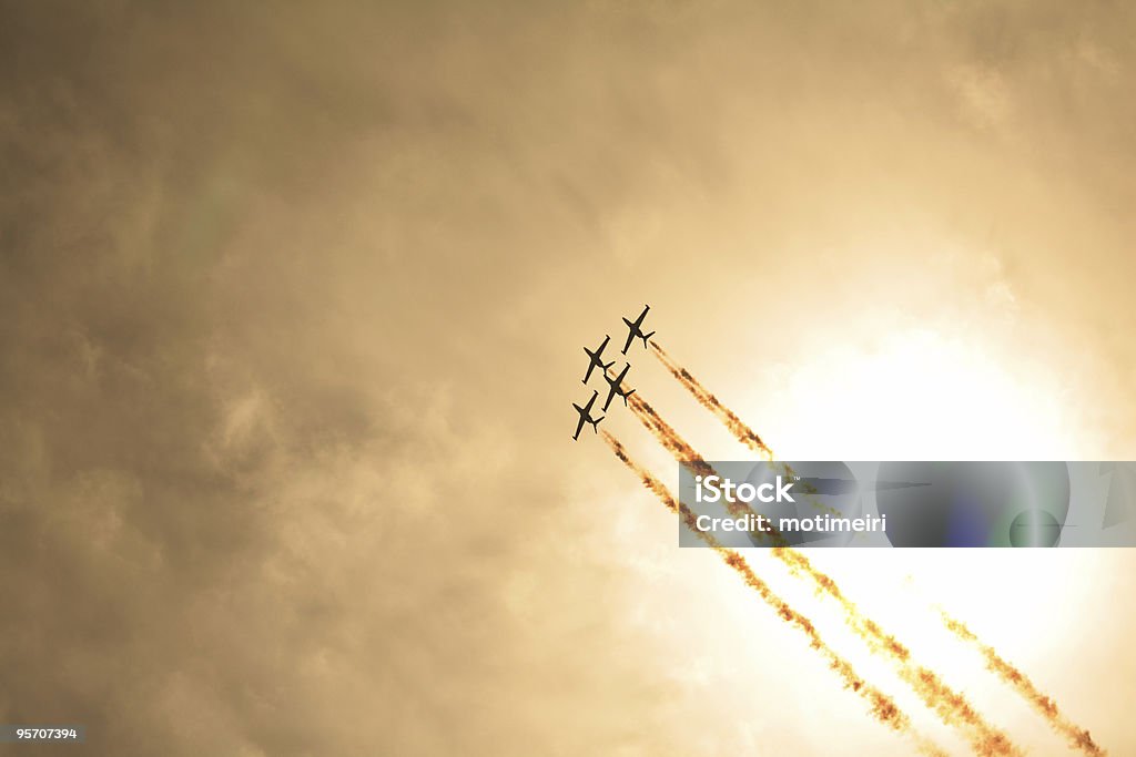 show aéreo - Foto de stock de Avião royalty-free