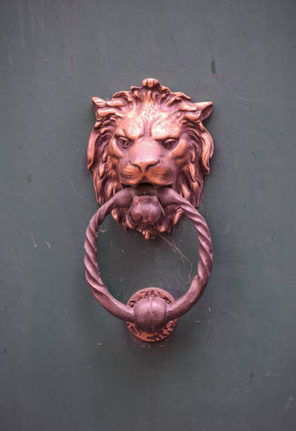 istock A copper lion head door knocker 957080086