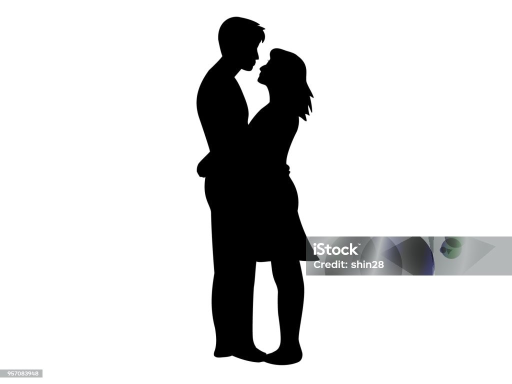Distribution diary tough Love Couple Stock Illustration - Download Image Now - Couple -  Relationship, In Silhouette, Embracing - iStock