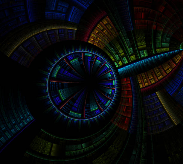istock Mysterious sci fl tunnel with light at the end 957090760