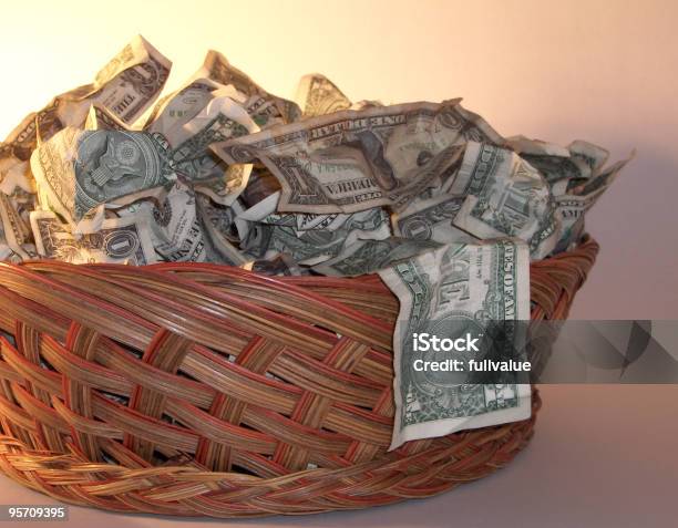 Collection Basket Ii Stock Photo - Download Image Now - Church, Giving, Basket