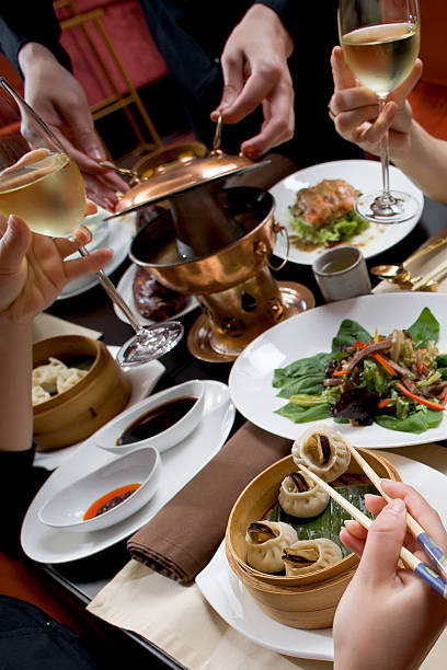 istock View of celebration meal in a Chinese restaurant 95710337