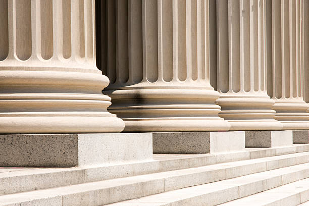 Column Bases and steps  doric stock pictures, royalty-free photos & images