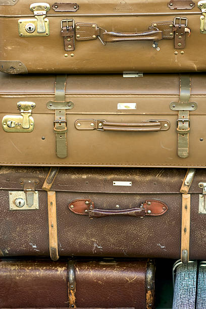 istock old luggage and suitcases 95711149