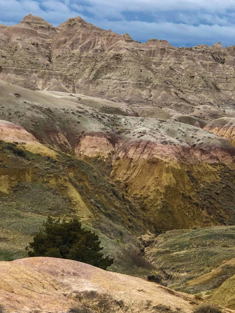 istock Scenic view of mountains at Badlands 957112904