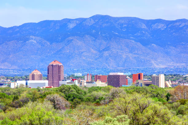 Albuquerque Albuquerque is the largest city in the state of New Mexico, United States. Albuquerque is known for its pleasant scenery, southwestern cuisine and International Balloon Fiesta. bernalillo county stock pictures, royalty-free photos & images