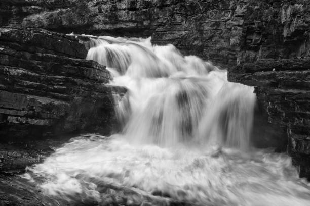 istock Waterfalls at Johnson Canyon in Banff National Park 957116068