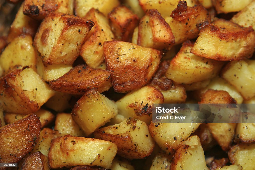 roast potatoes  Roasted Potatoes Stock Photo