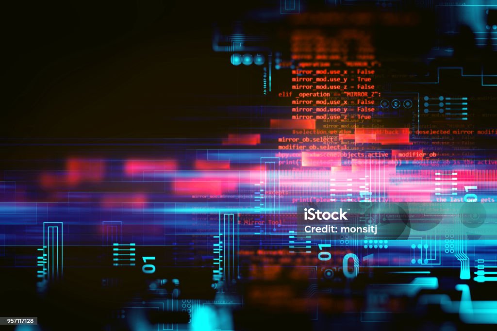 Programming Code Abstract Technology Background Of Software Developer ...
