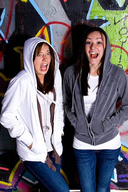 istock Teenage Girls Making Faces 95712479