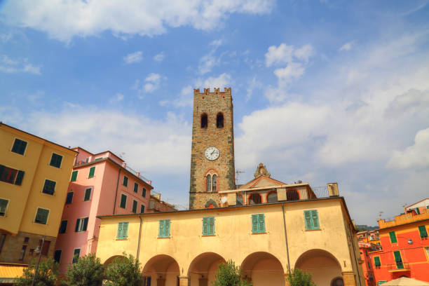 istock Italy, colorful Monterosso streets at Cinque Terre 957128504
