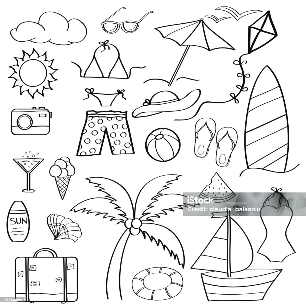 Doodle Đồ Hoạt Hình Bộ Sưu Tập Kỳ Nghỉ Hè Để Tô Màu Hình minh họa Sẵn có - Tải xuống Hình ảnh Ngay bây giờ - iStock Doodle Đồ Hoạt Hình Bộ Sưu Tập Kỳ Nghỉ Hè Để Tô Màu Hình minh họa Sẵn có - Tải xuống Hình ảnh Ngay bây giờ - iStock