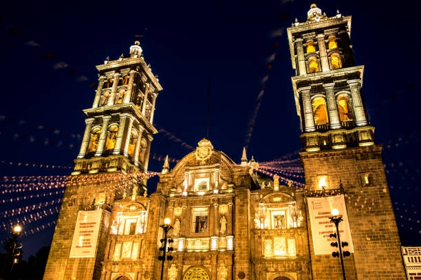 istock Cathedral of Puebla, Puebla, Mexico 957139638