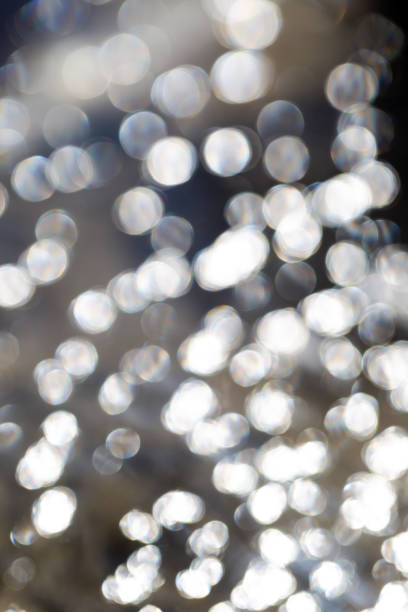 istock Random lights sparks, blinks, flashes reflect in glass as abstract background 957140344