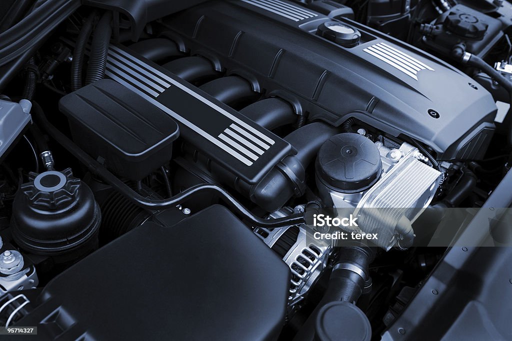 Potente motore - Foto stock royalty-free di Motore